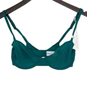 Teal Mesh Underwire Bra